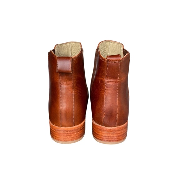 Nisolo Brandy Brown Leather Chelsea Boots NWOT Size 7 - Picture 6 of 9